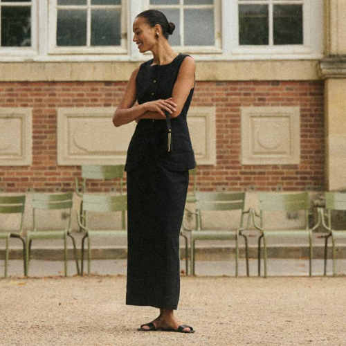 Posse Emma Vest in Black