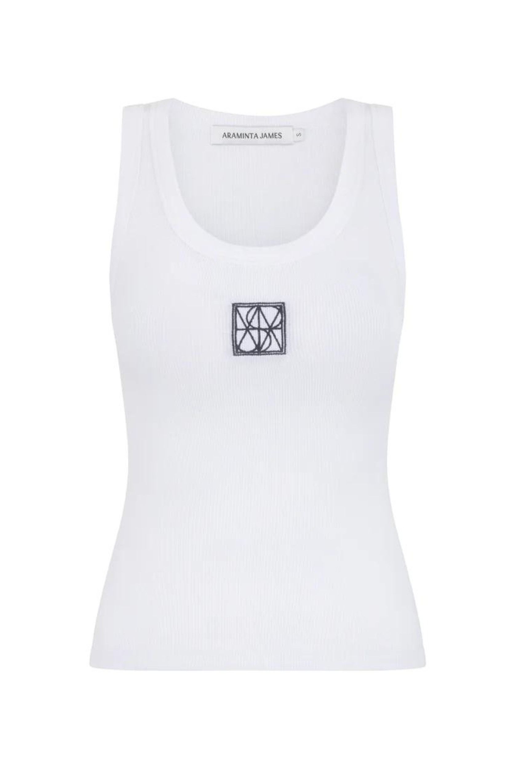 Araminta James Classic Tank in Snow white