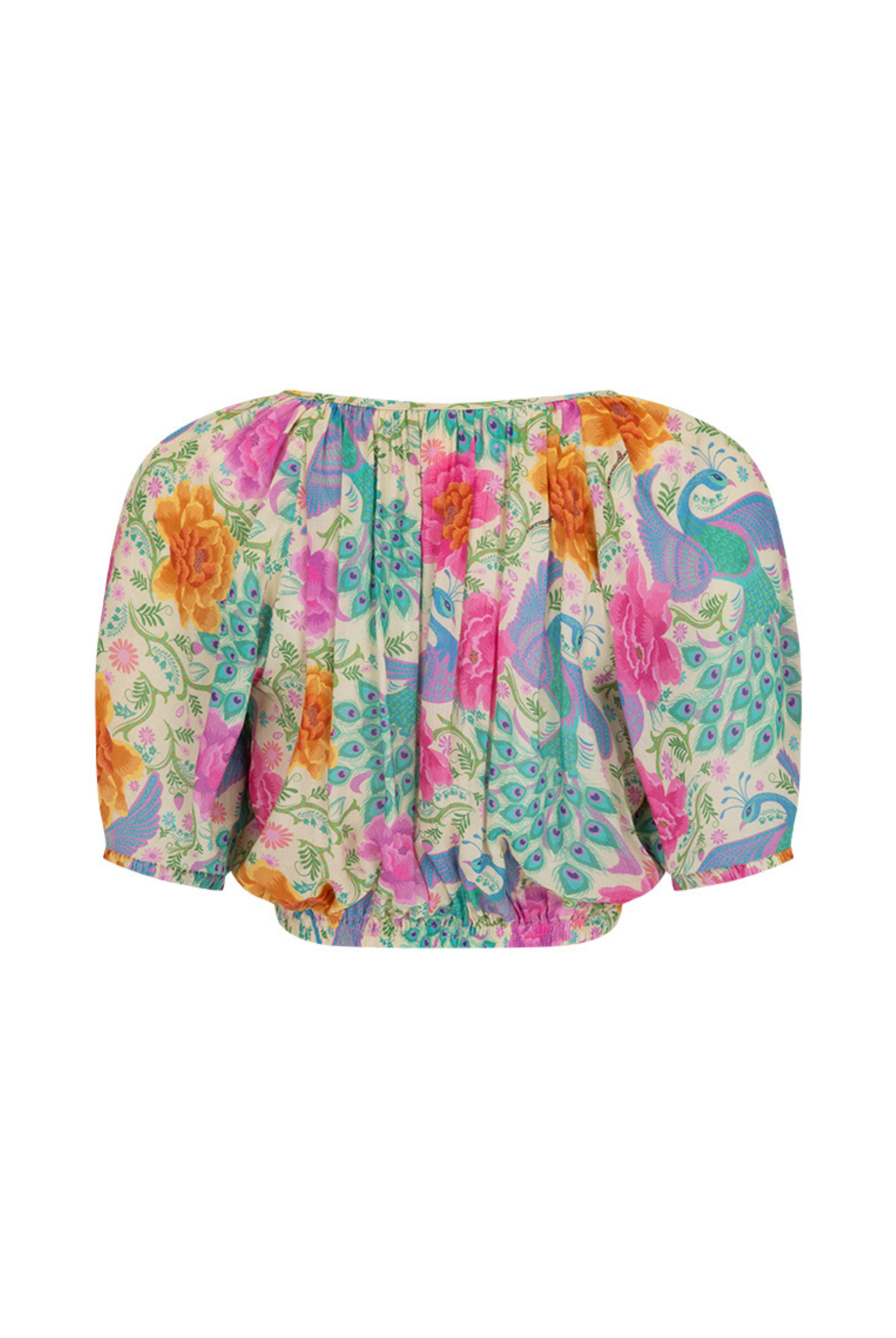 Spell Boheme Cropped Blouse in Spring