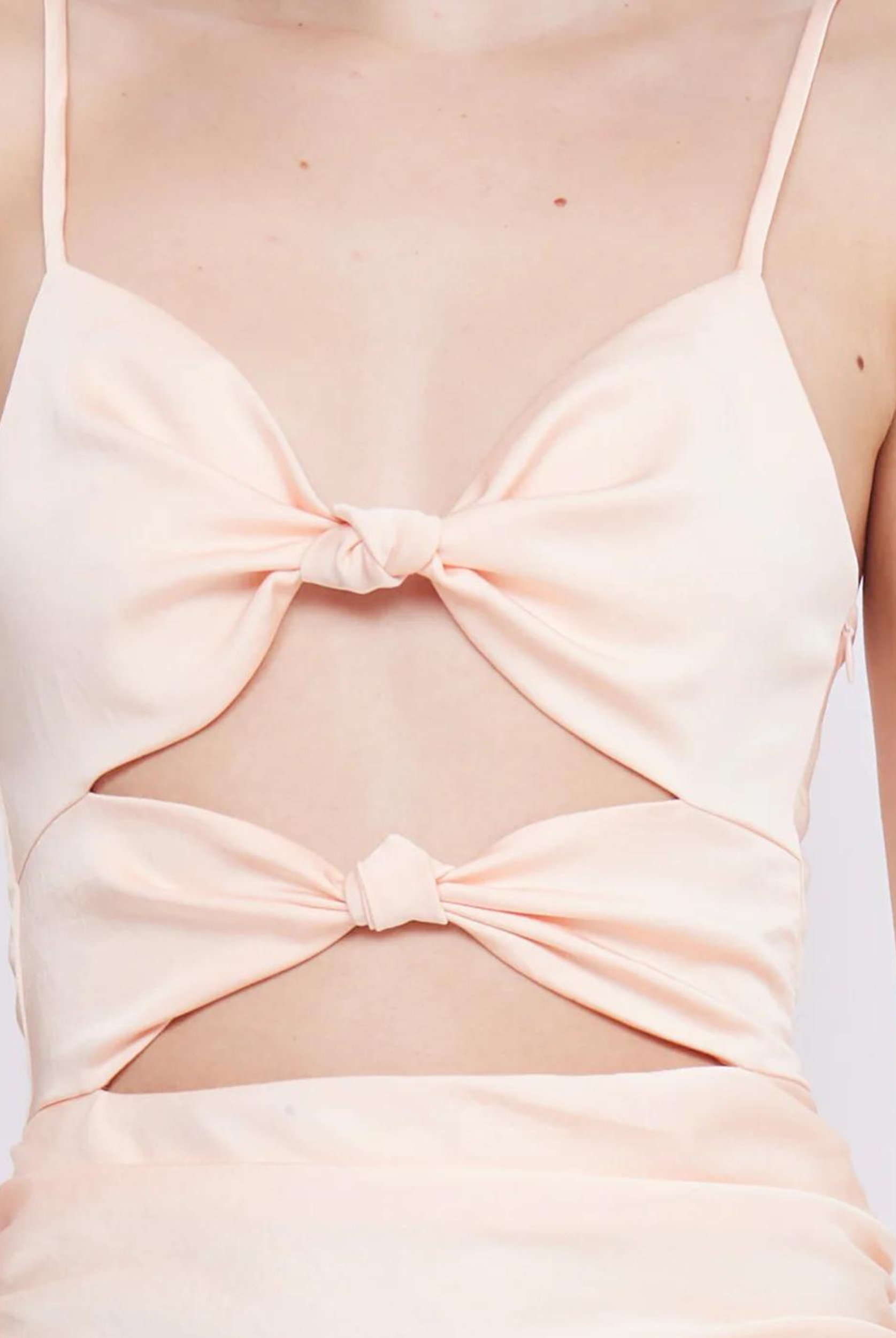 Peach knot front dress from Bec + Bridge