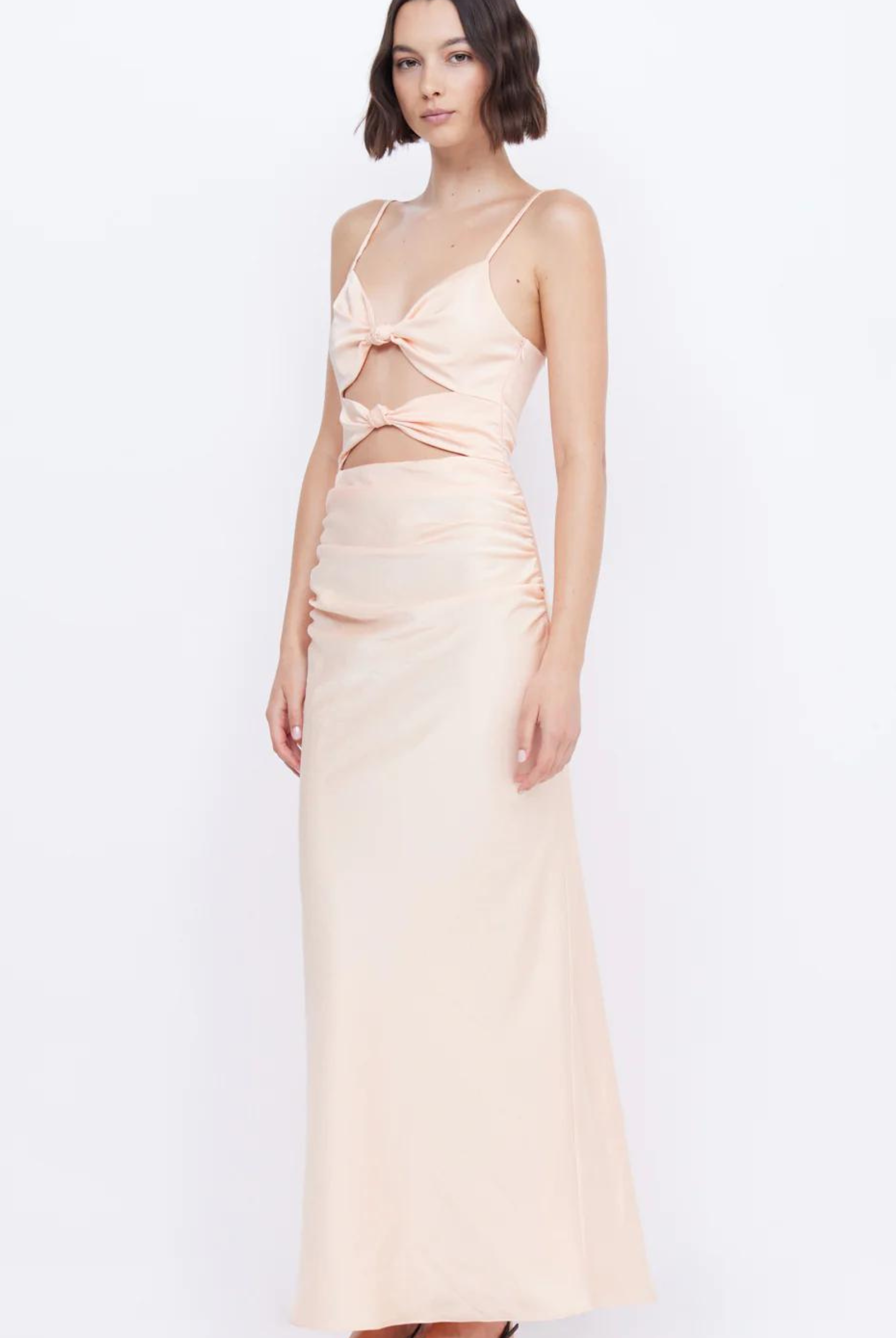 Peach knot front dress from Bec + Bridge