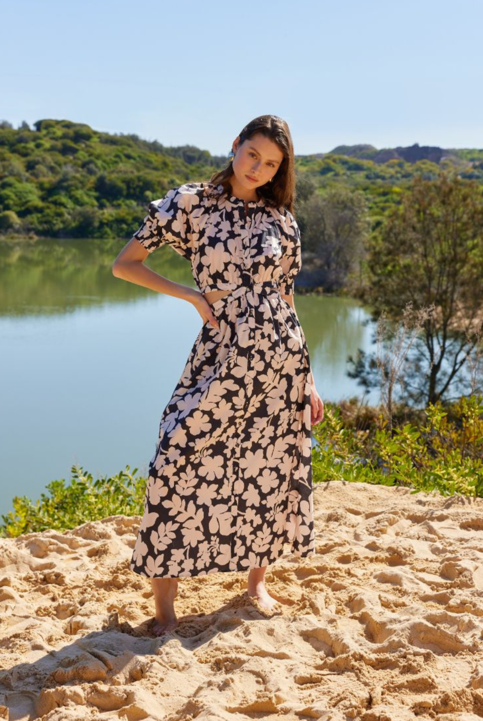 Staple the Label Selita Cut out Dress