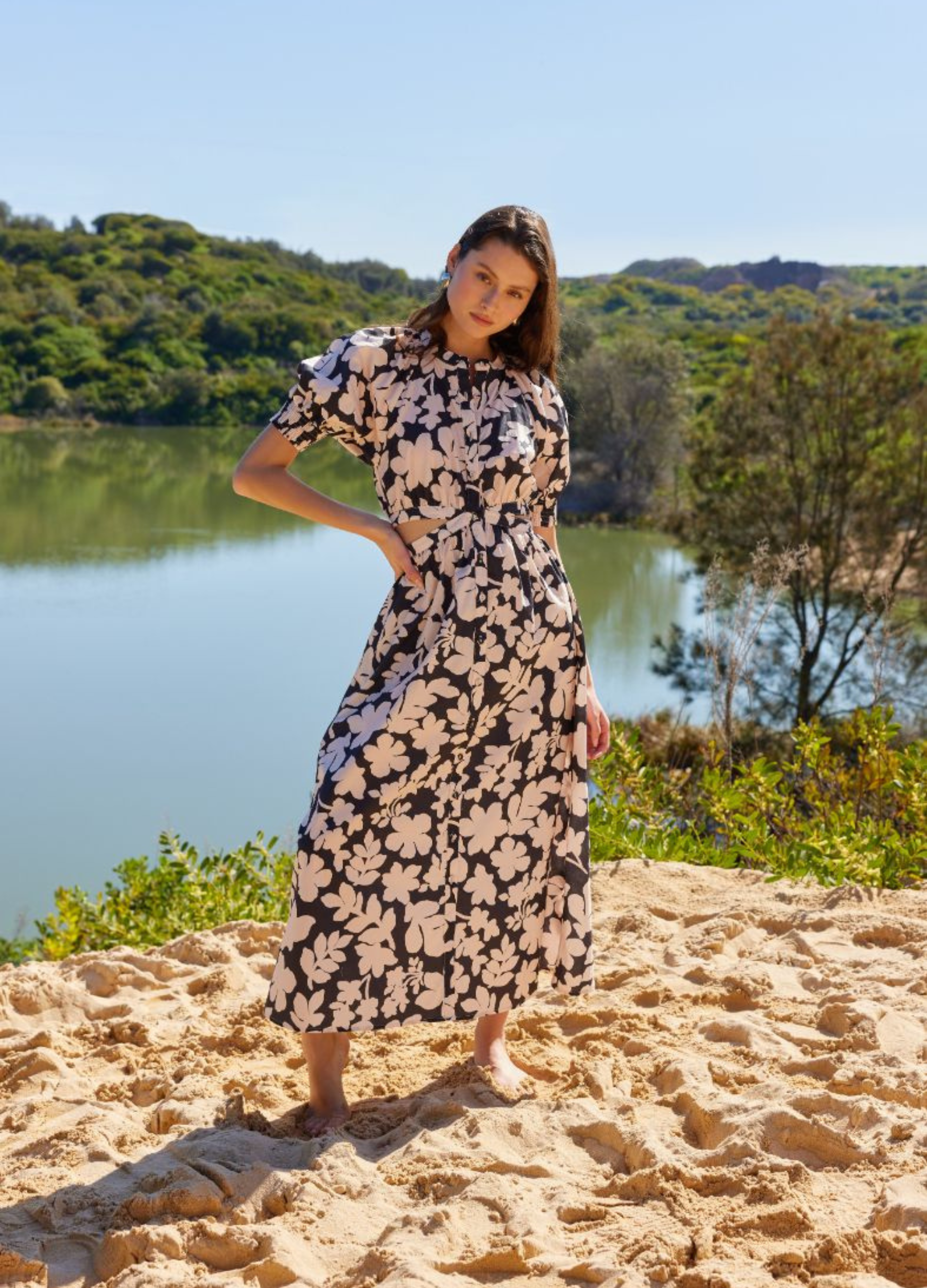 Staple the Label Selita Cut out Dress