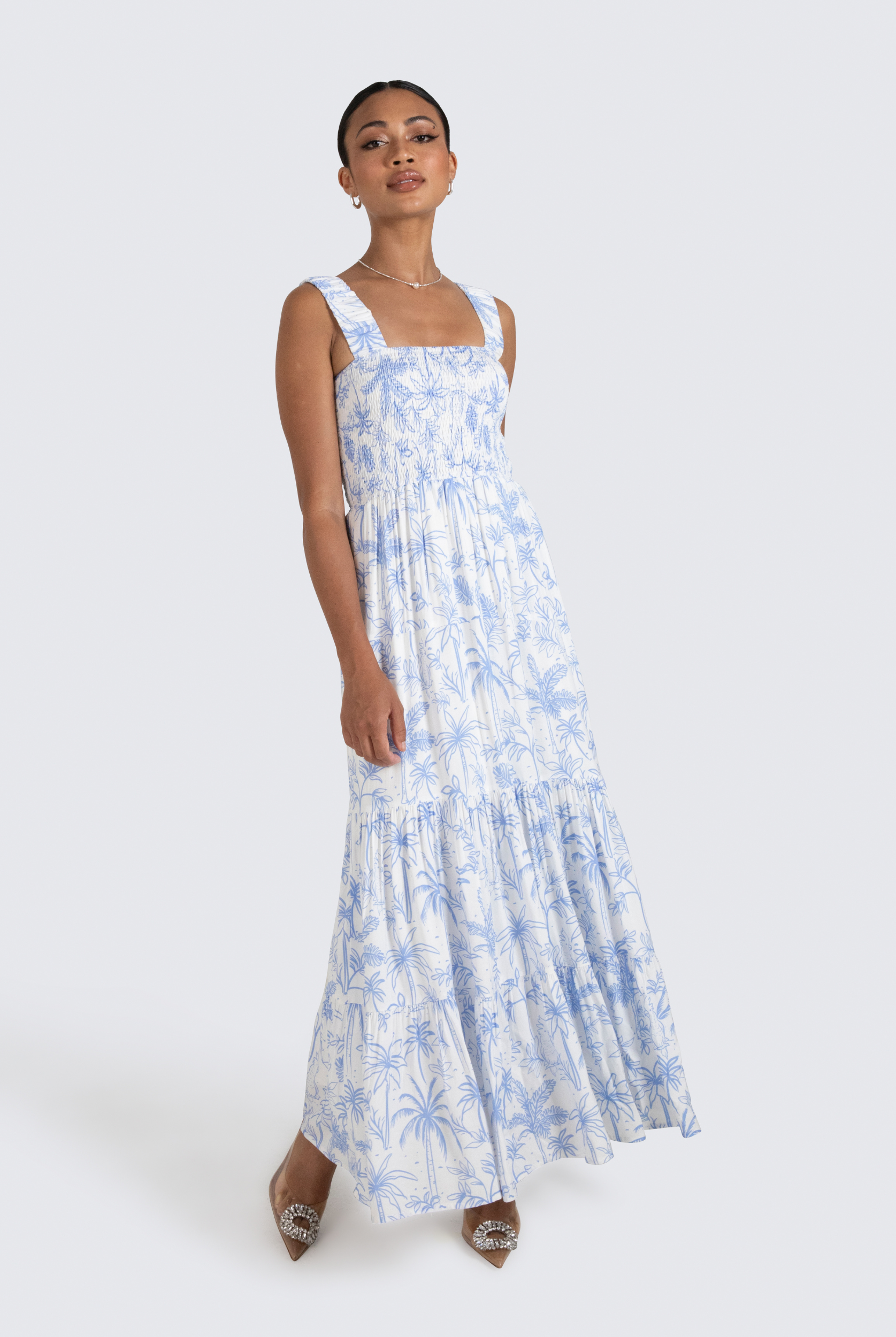 ESTL Katerina Maxi Dress in the Sentosa Print