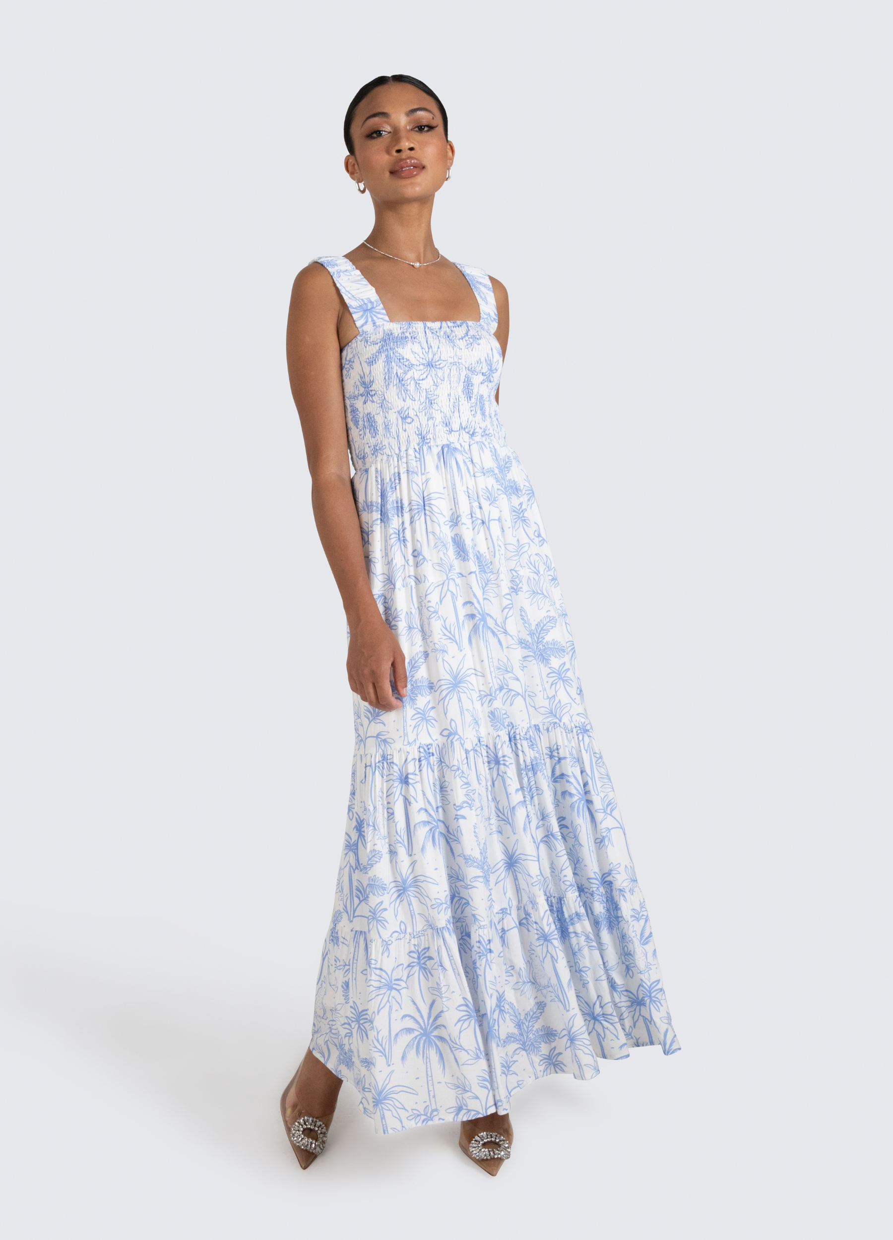 ESTL Katerina Maxi Dress in the Sentosa Print