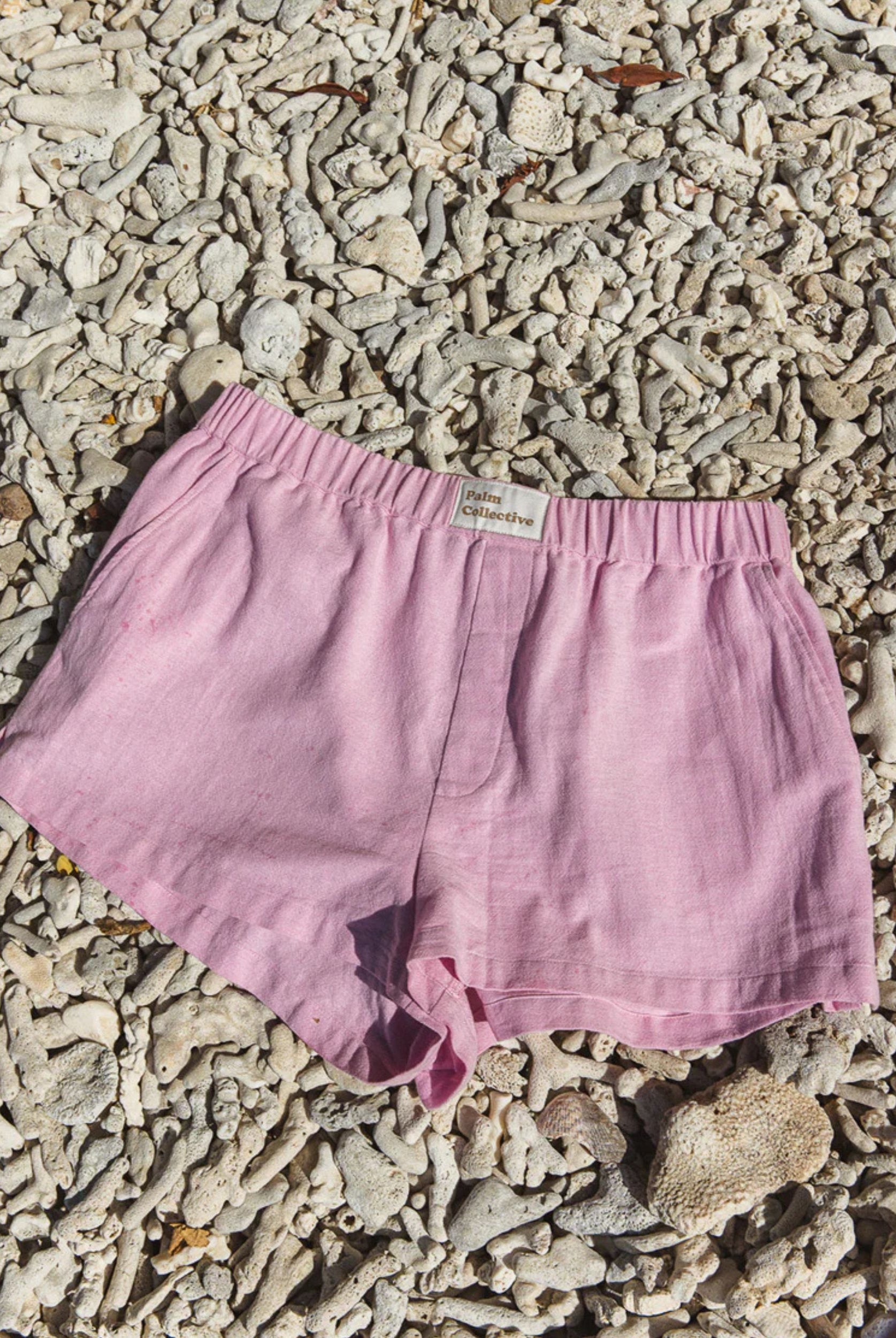 Palm Collective La Mer Shorts in Pink