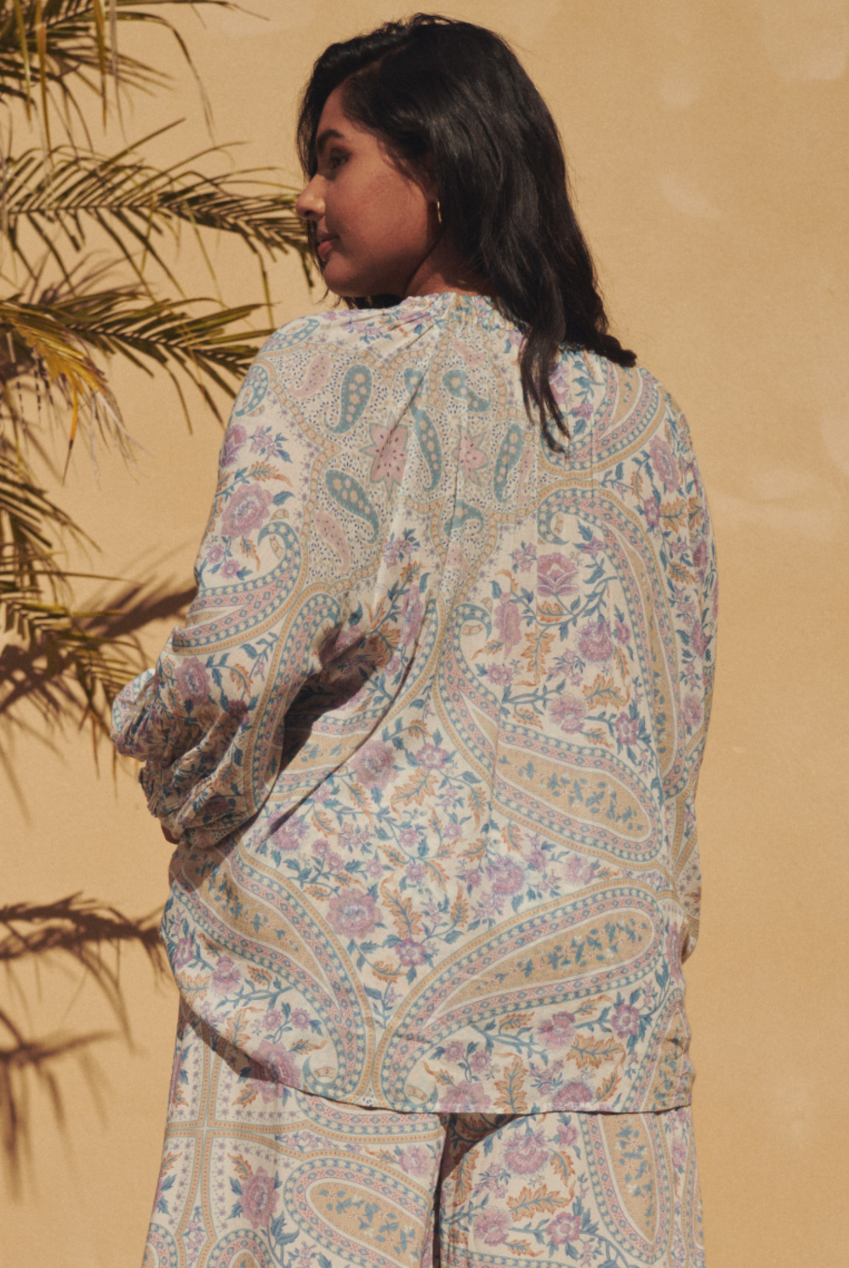 Spell Belladonna Blouse in Light Pastel