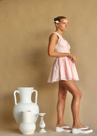 Pink A Line Cotton Dress from Araminta James