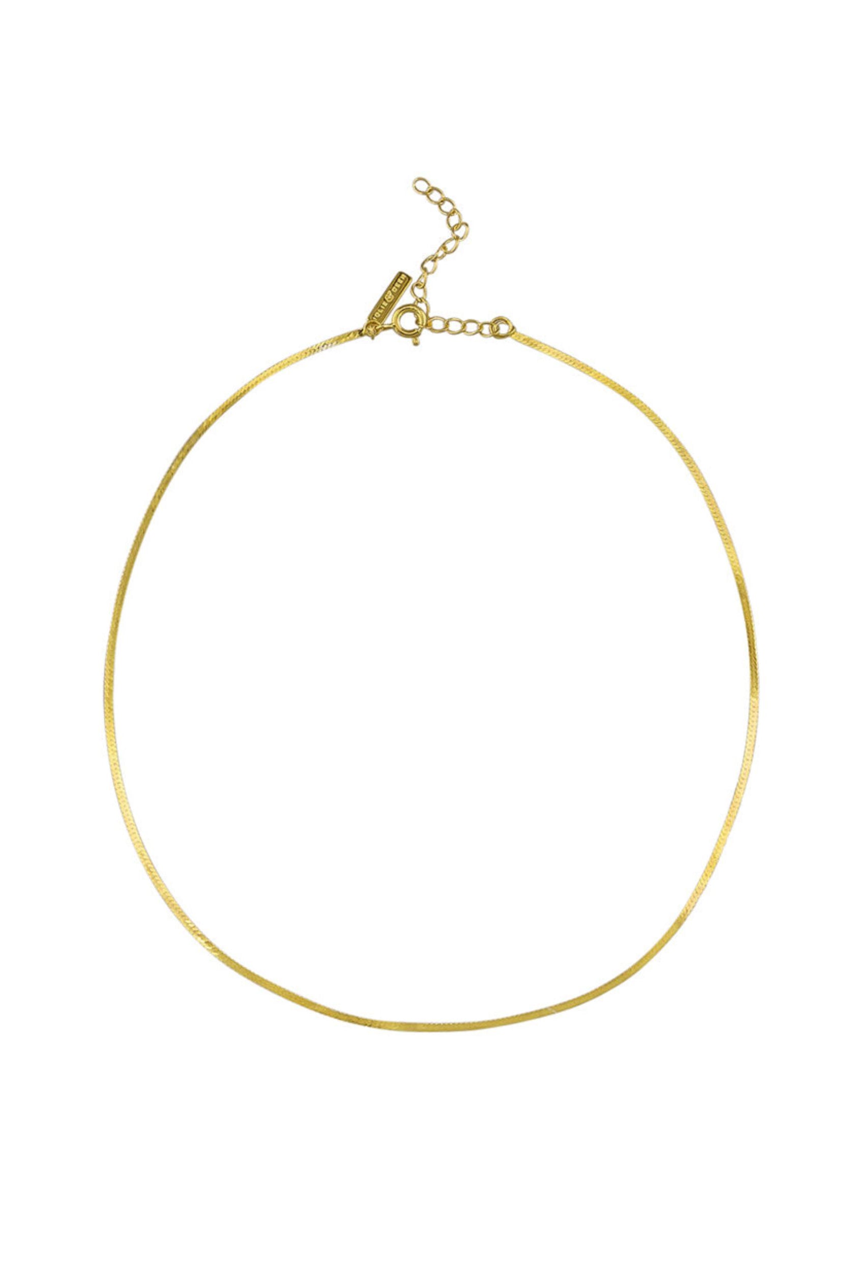 Gold chain necklace from Jolie & Deen