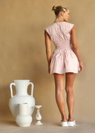 Pink A Line Cotton Dress from Araminta James