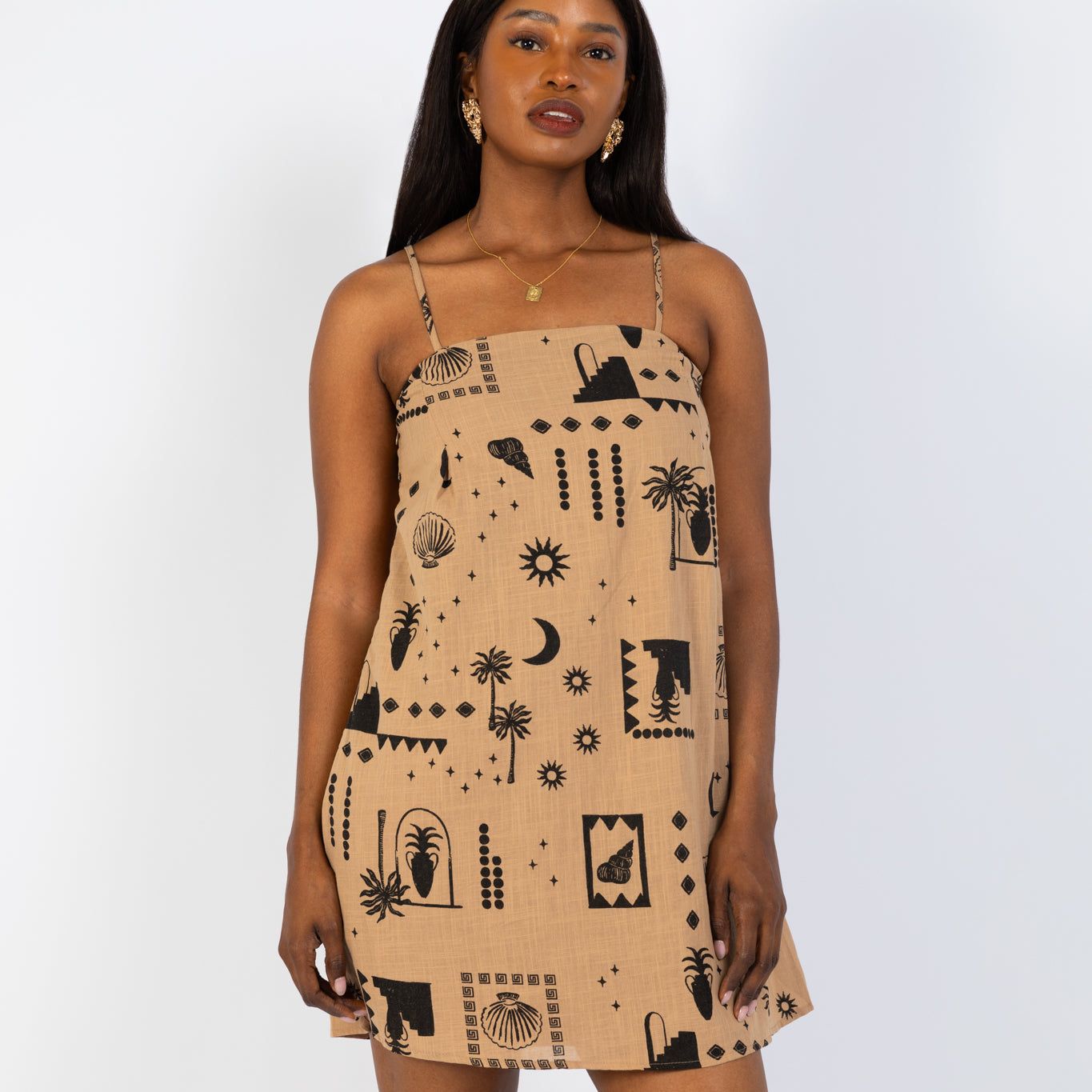 By Frankie - Shell Palm Mini Dress