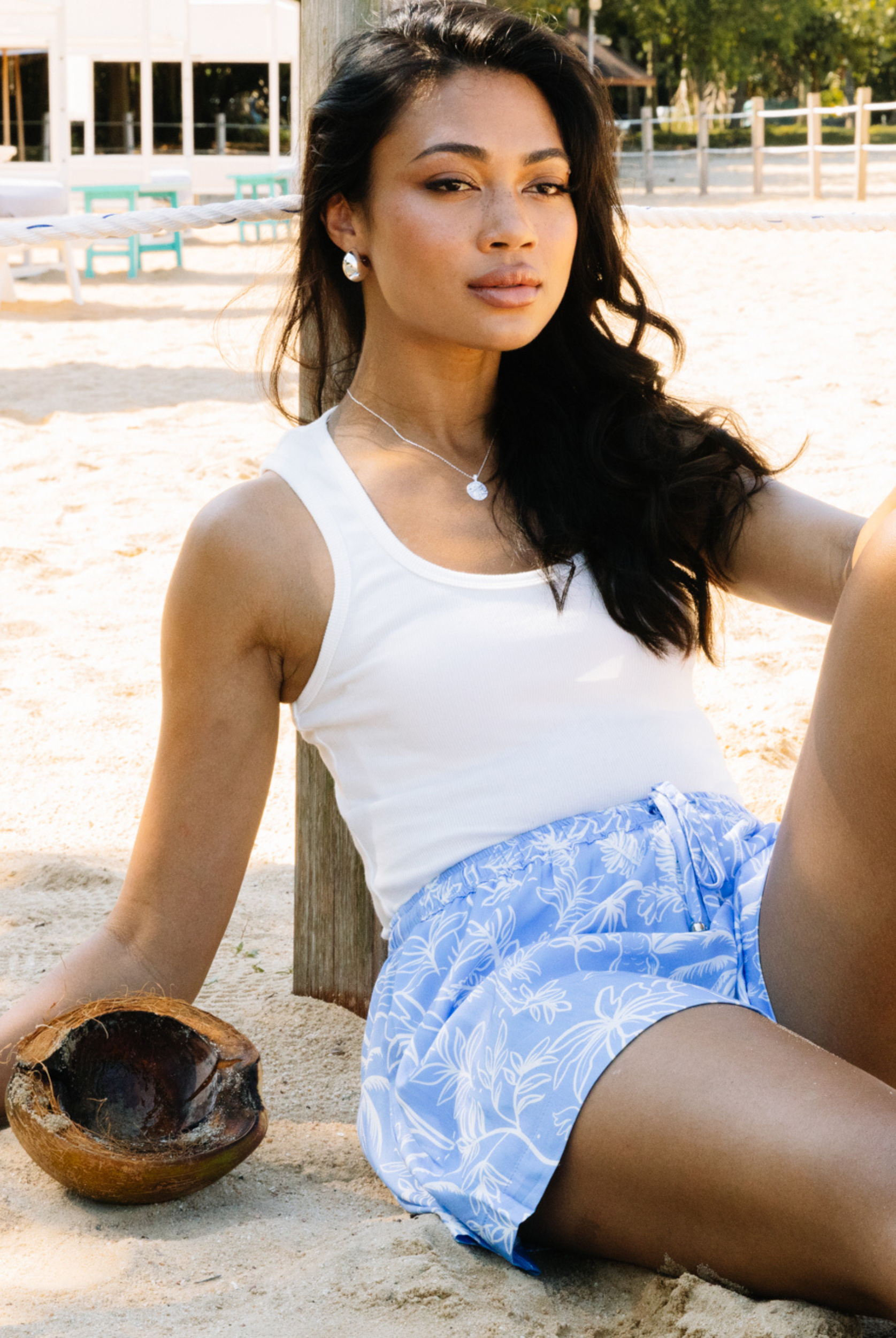 Lizzie Woven Short in Sentosa Print from ESTL