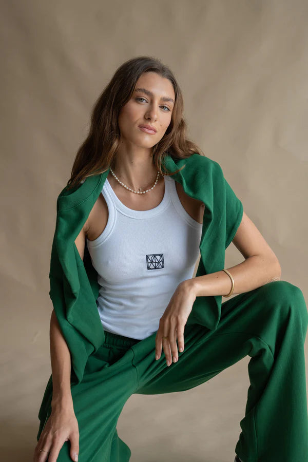 Mocha coloured lounge set from Araminta James