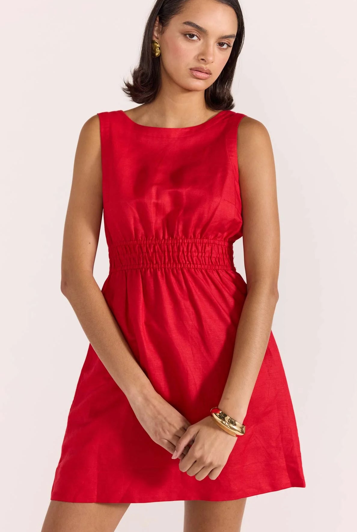 Red mini dress from Staple the Label