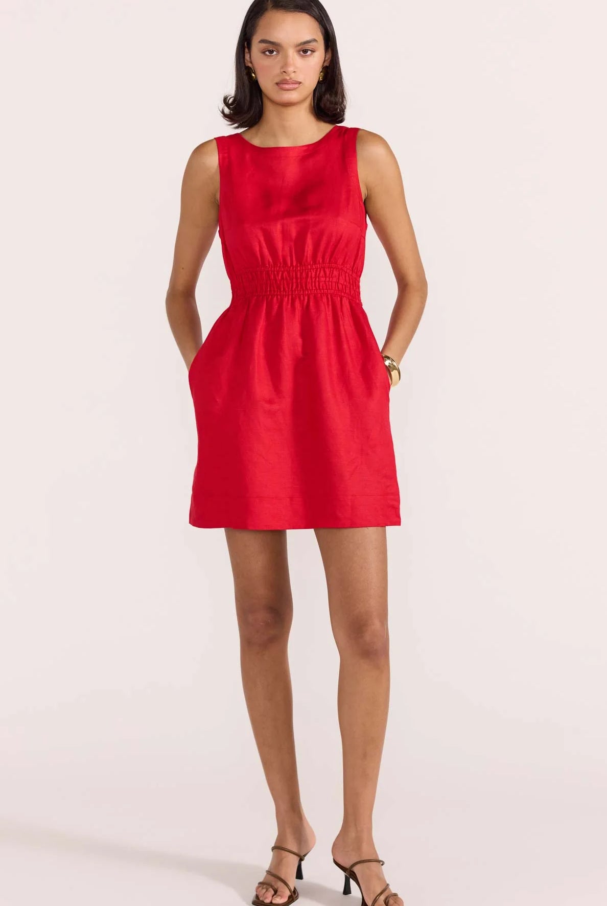 Red mini dress from Staple the Label