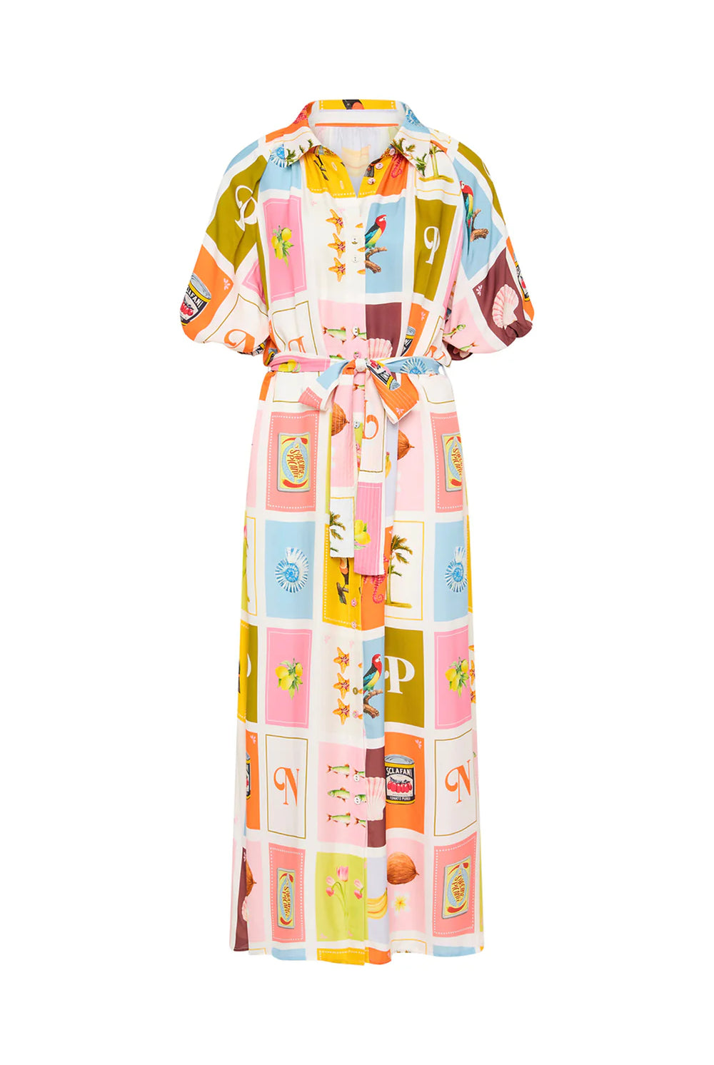 Palm Noosa Carla Dress in Catagena Print