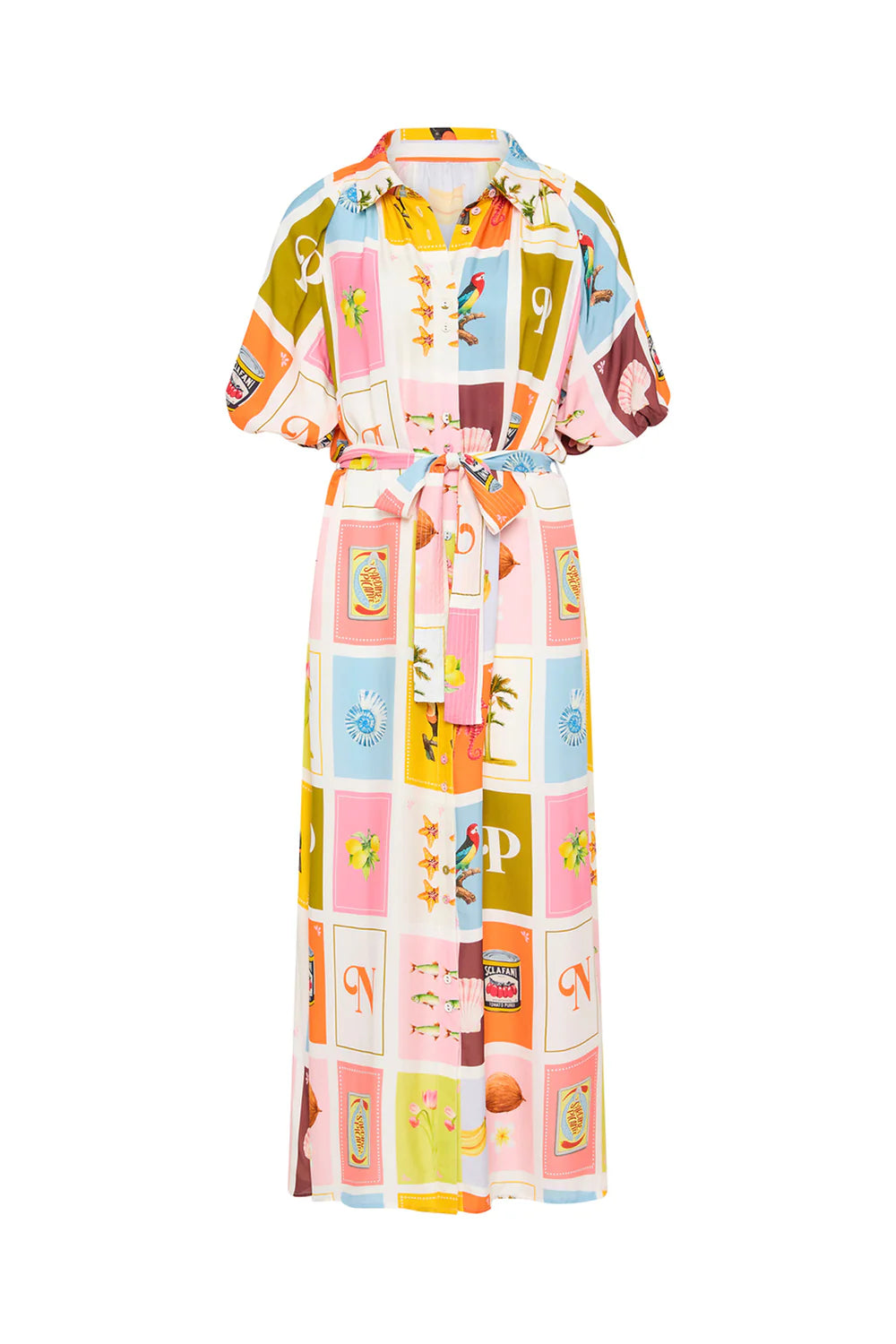 Palm Noosa Carla Dress in Catagena Print
