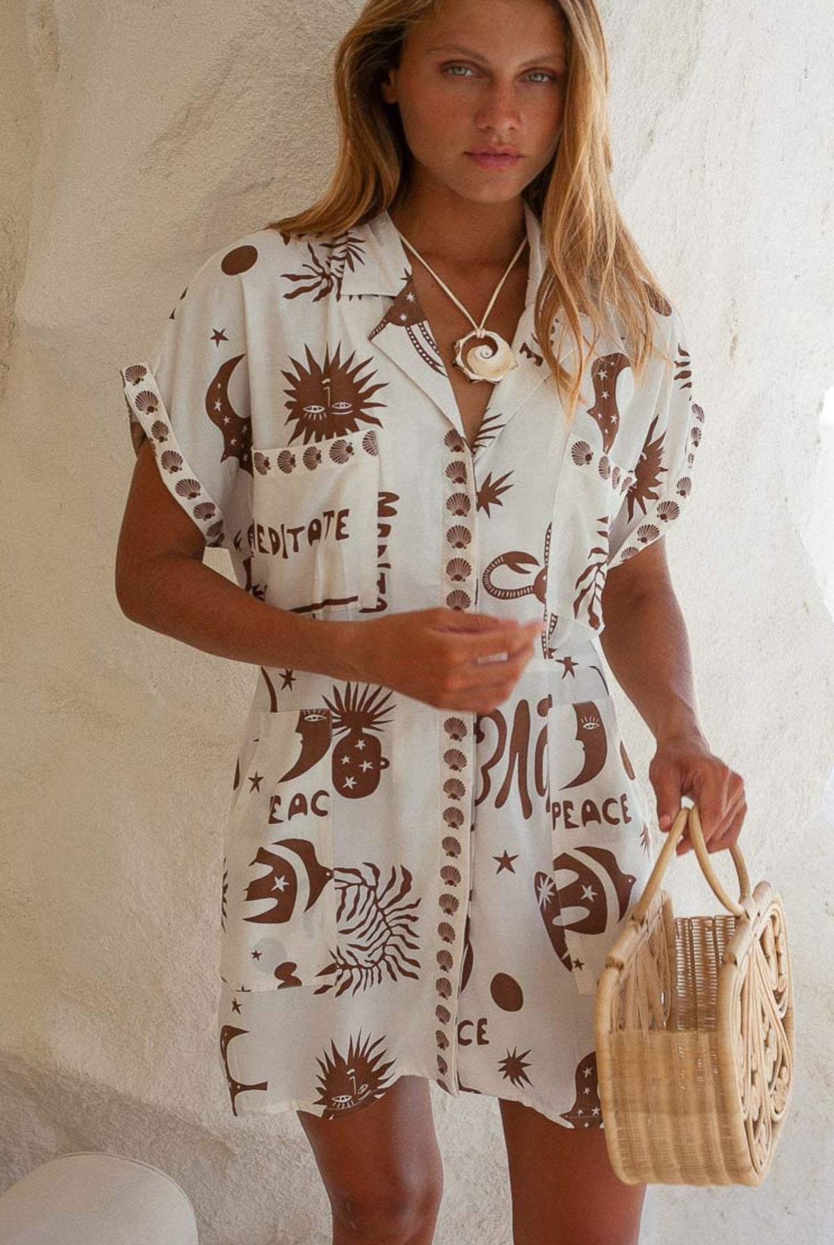 Bagus Shirt Dress from Palm Collective