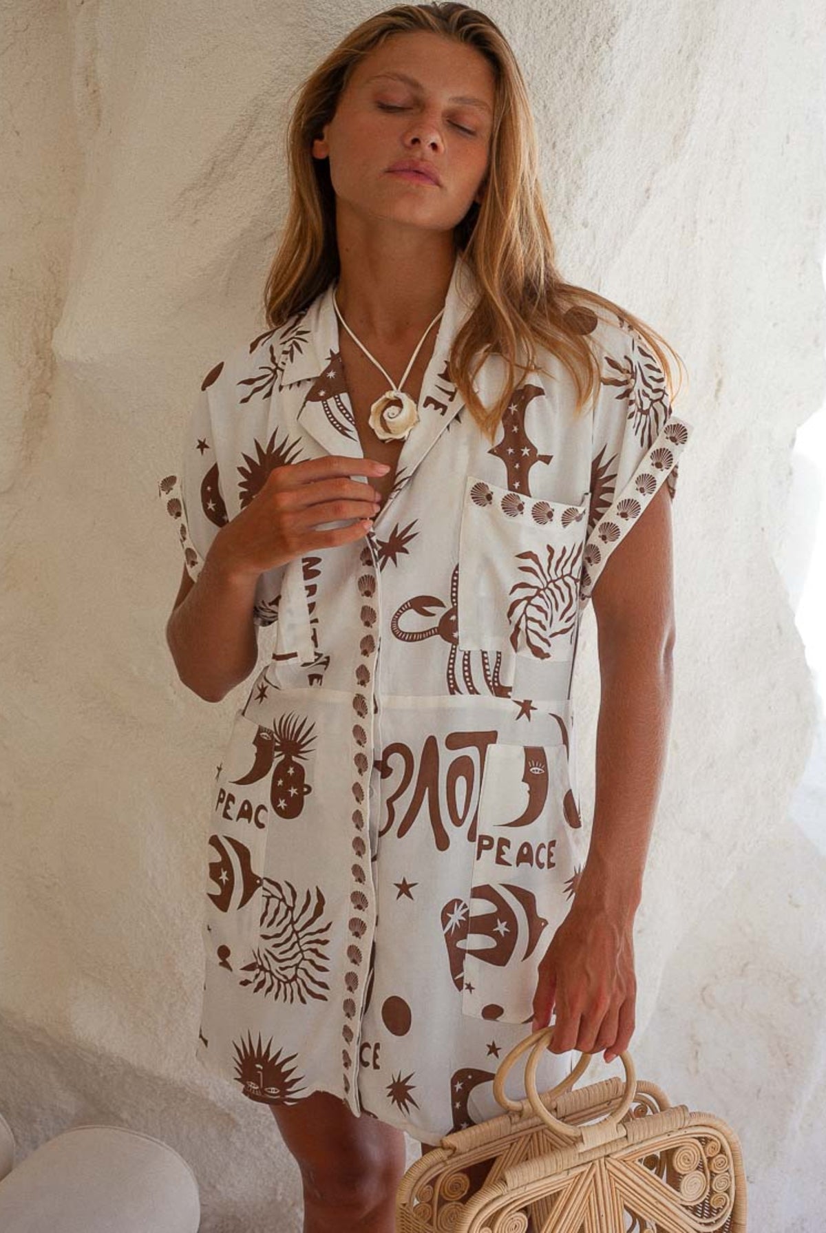 Bagus Shirt Dress from Palm Collective