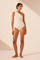 Shona Joy Beau Bodysuit in Rice