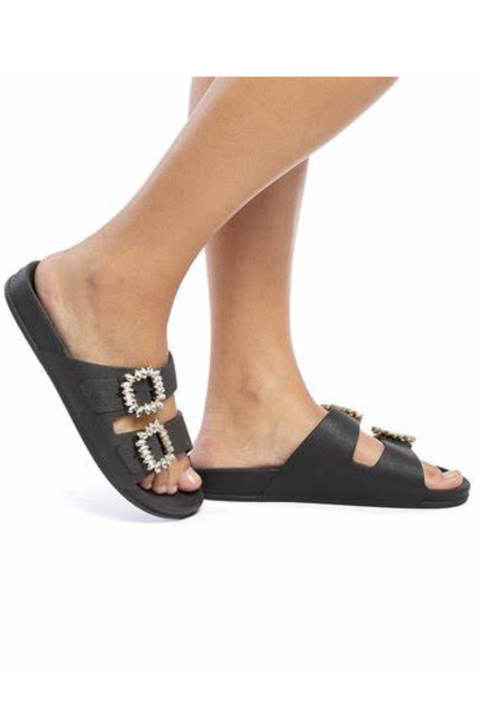 Black Cacatoes Sandals in Black Barra