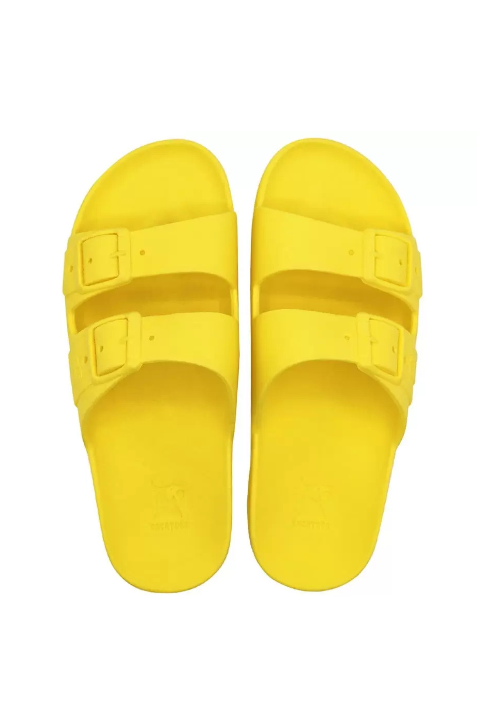 Yellow waterproof sustainable sandals Cacatoes
