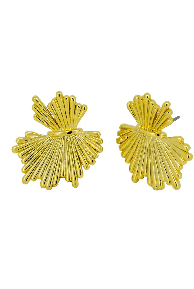 Gold Cerise Earrings from Jolie & Deen