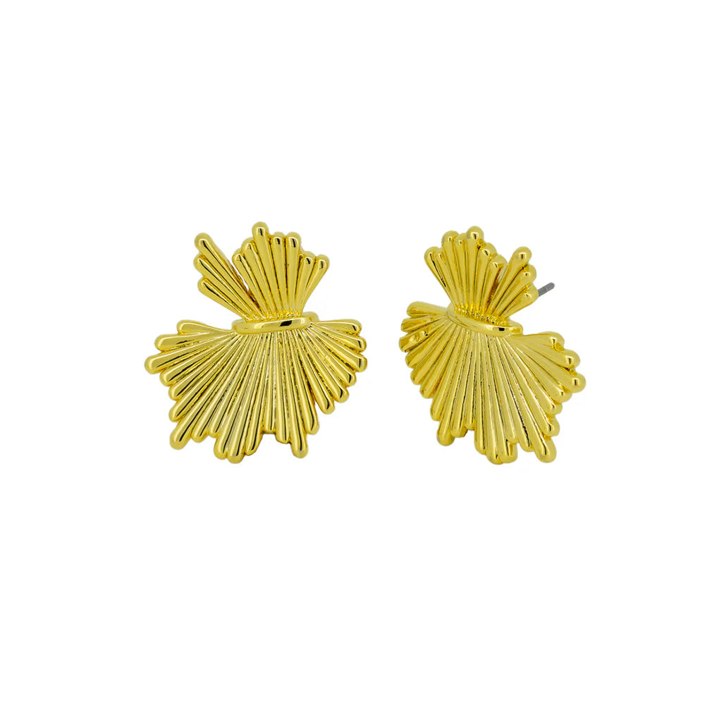 Gold Cerise Earrings from Jolie & Deen