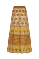 Spell Chateau Maxi Skirt in Champagne