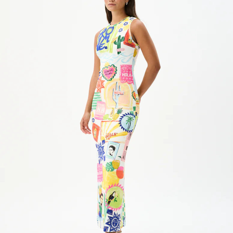 ROAME - Sleeveless Theodore Maxi Dress - Hola Tulum