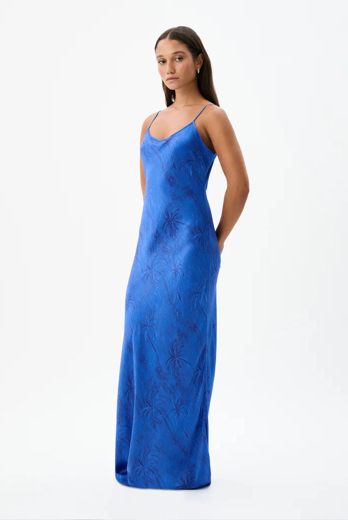Roame Paradiso Blue Slip Dress