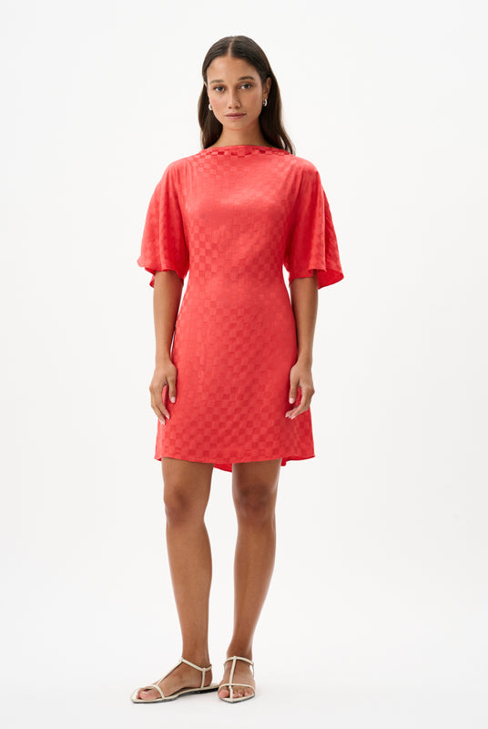 Lucia Dress in Red from Roame