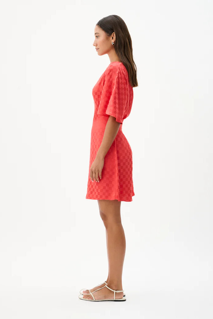 Red Lucia Mini Dress from Roame