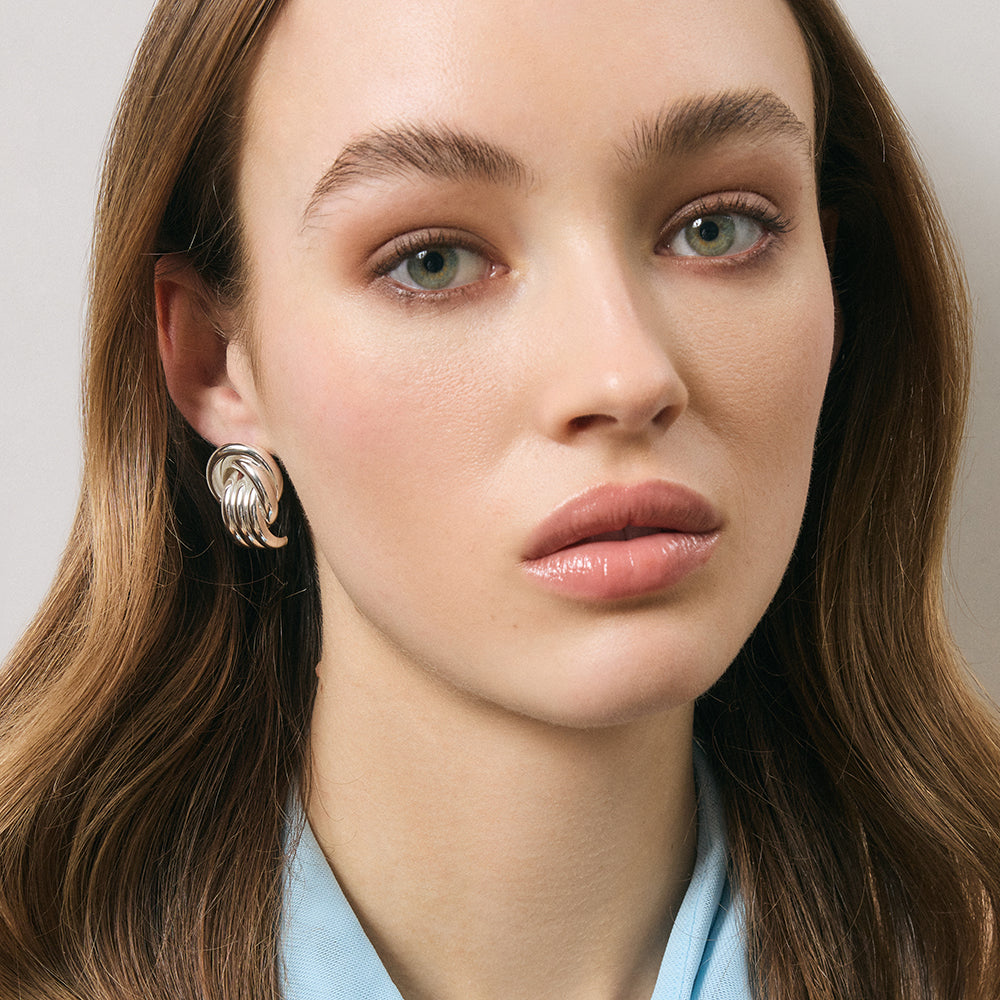 Statement knotted dani earrings