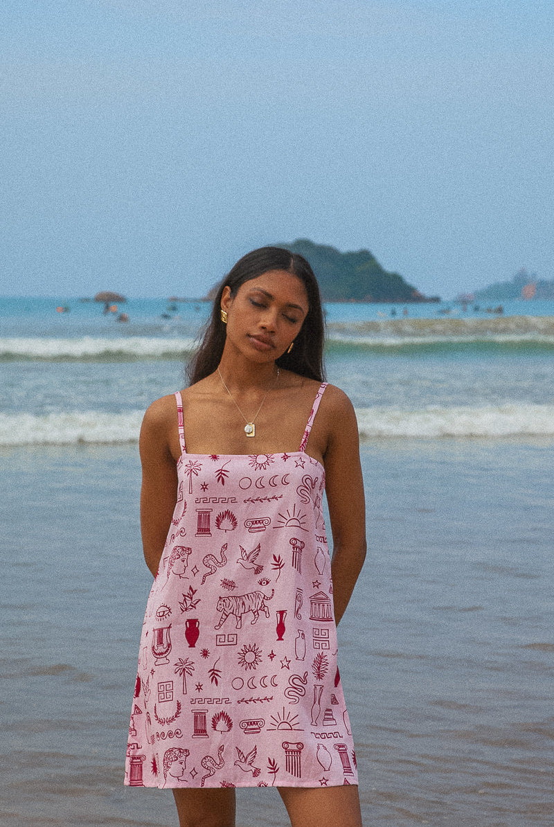 Strappy Mini Shift Dress from Palm Collective