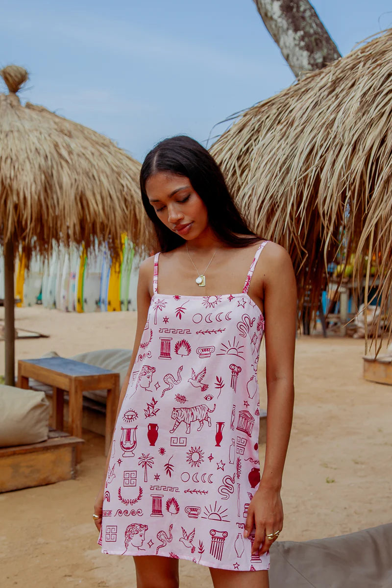 Strappy Mini Shift Dress from Palm Collective