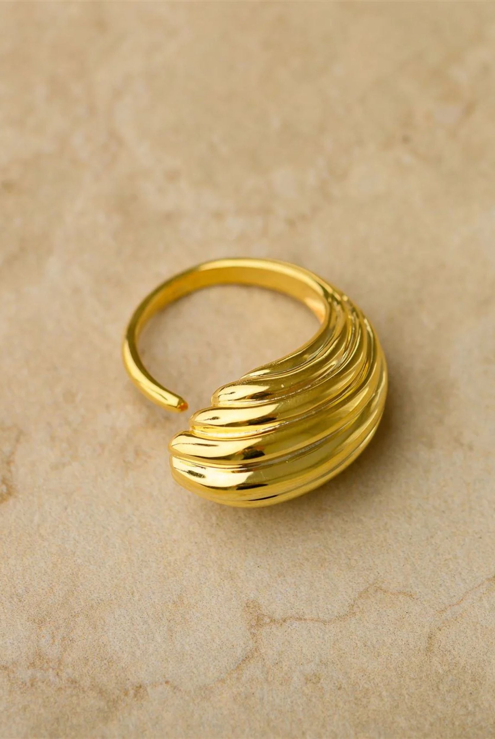 Elodie Gold Ring from Indigo and Wolfe