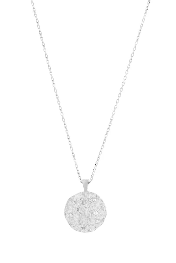 Silver Coin necklace from Jolie and Deen