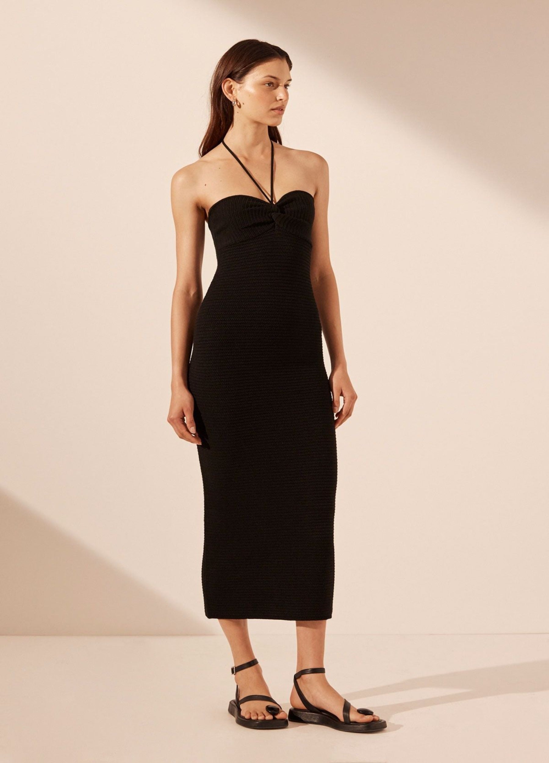 Shona Joy Eve Knitted Crochet Dress