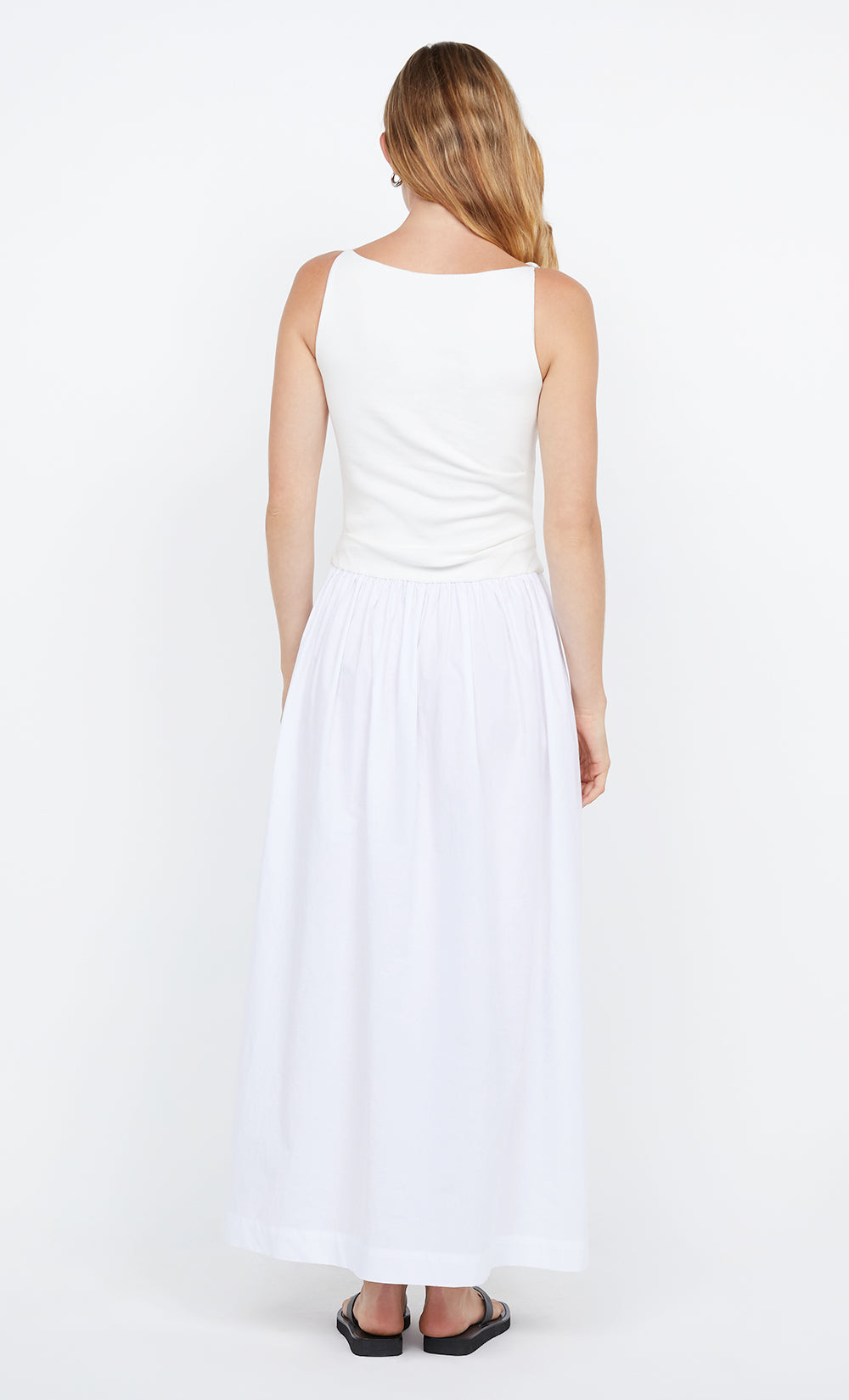 Freya Boat Neck Dress Back