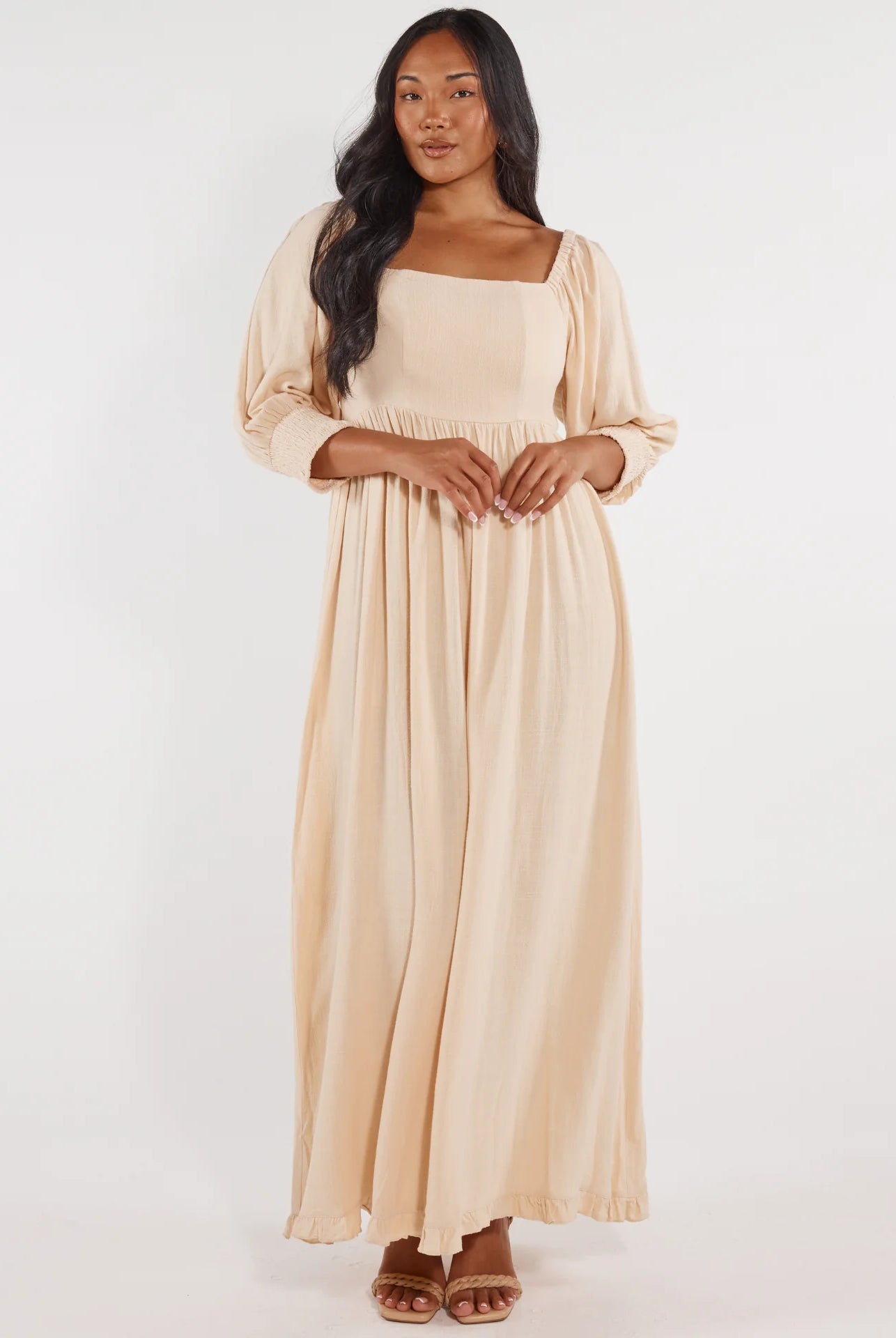 Sand Maxi Dress from Girl and the sun in breathable fabric