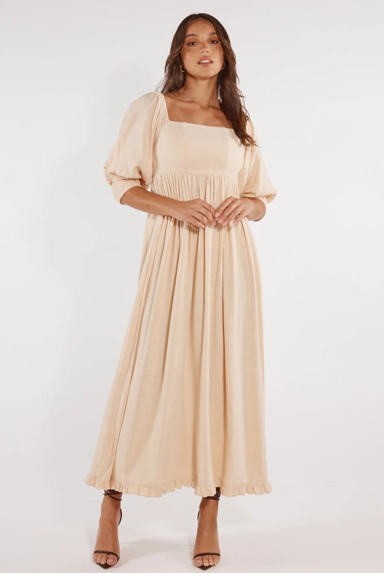 Sand Maxi Dress from Girl and the sun in breathable fabric