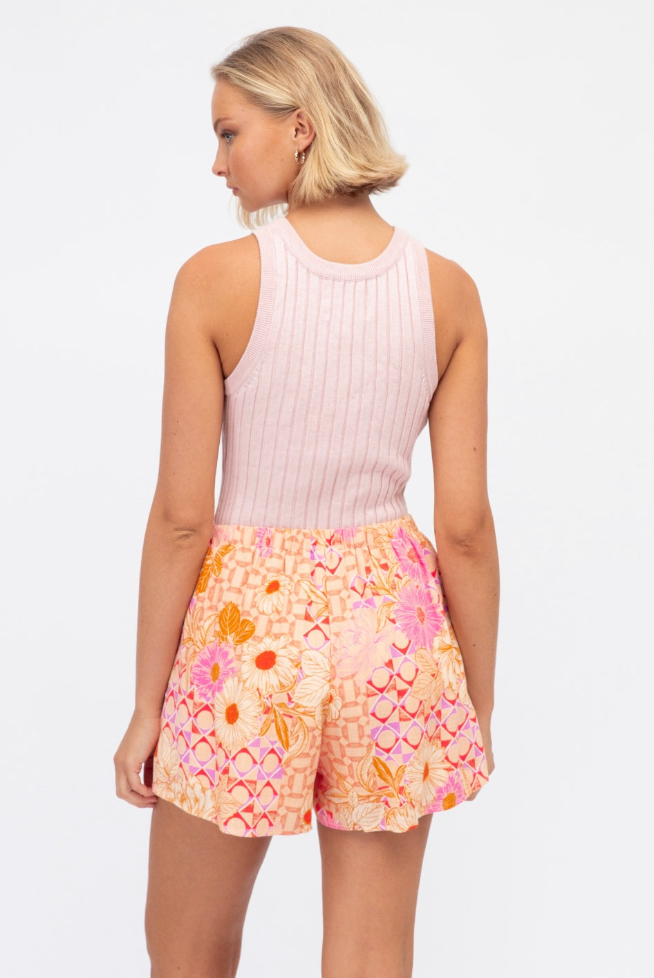 Pink Knitted Tank from Paper Heart