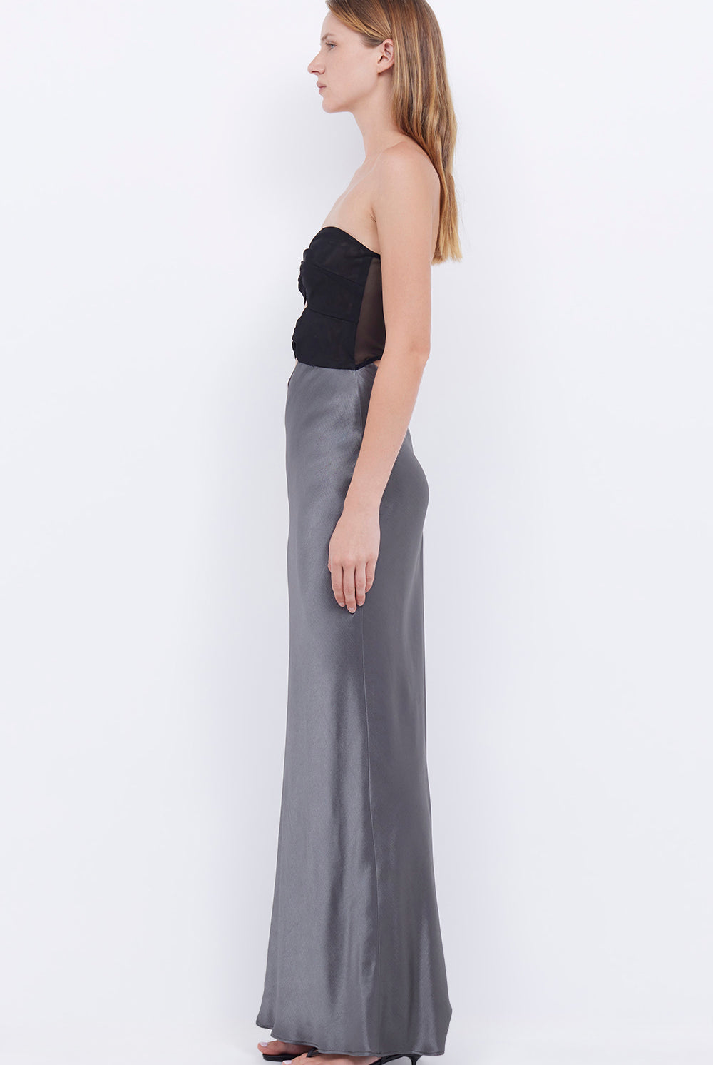 Bec + Bridge Halle Dress Gunmetal/Black