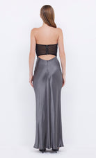 Bec + Bridge Halle Dress Gunmetal/Black
