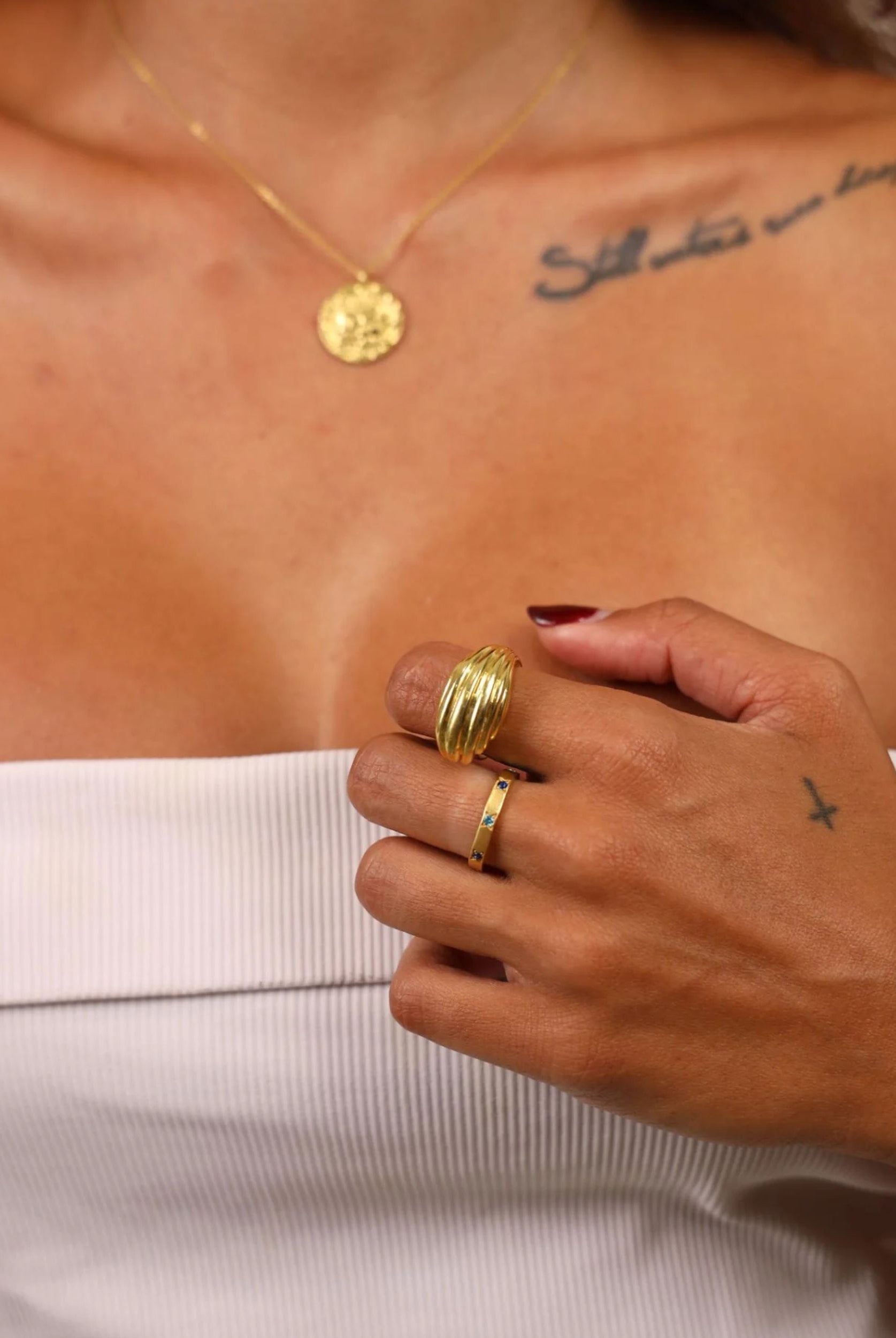 Gold ring from Indigo & Wolfe