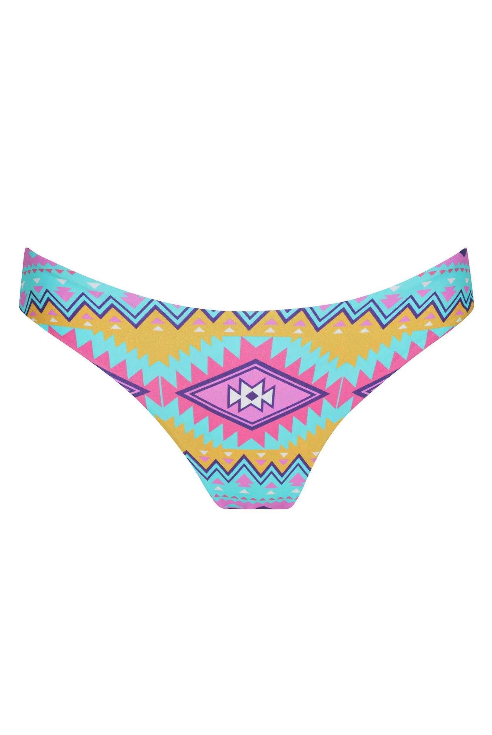 Tozi Print Radar Bikini Bottom from Infamous Swim