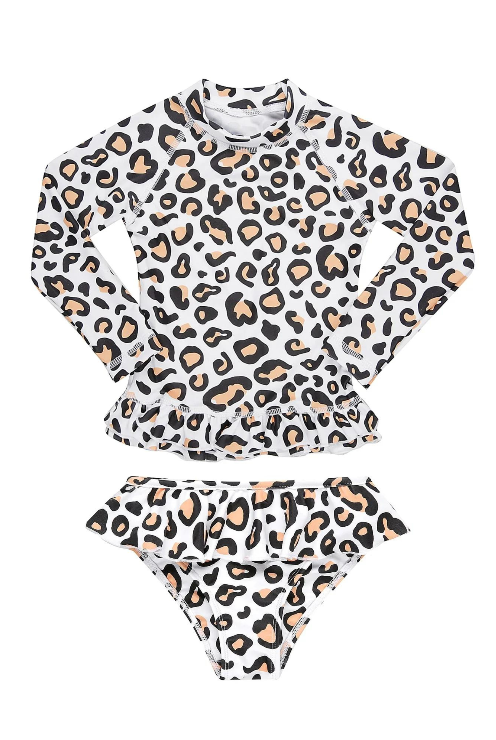 Mini Annie Rashie in safari animal print