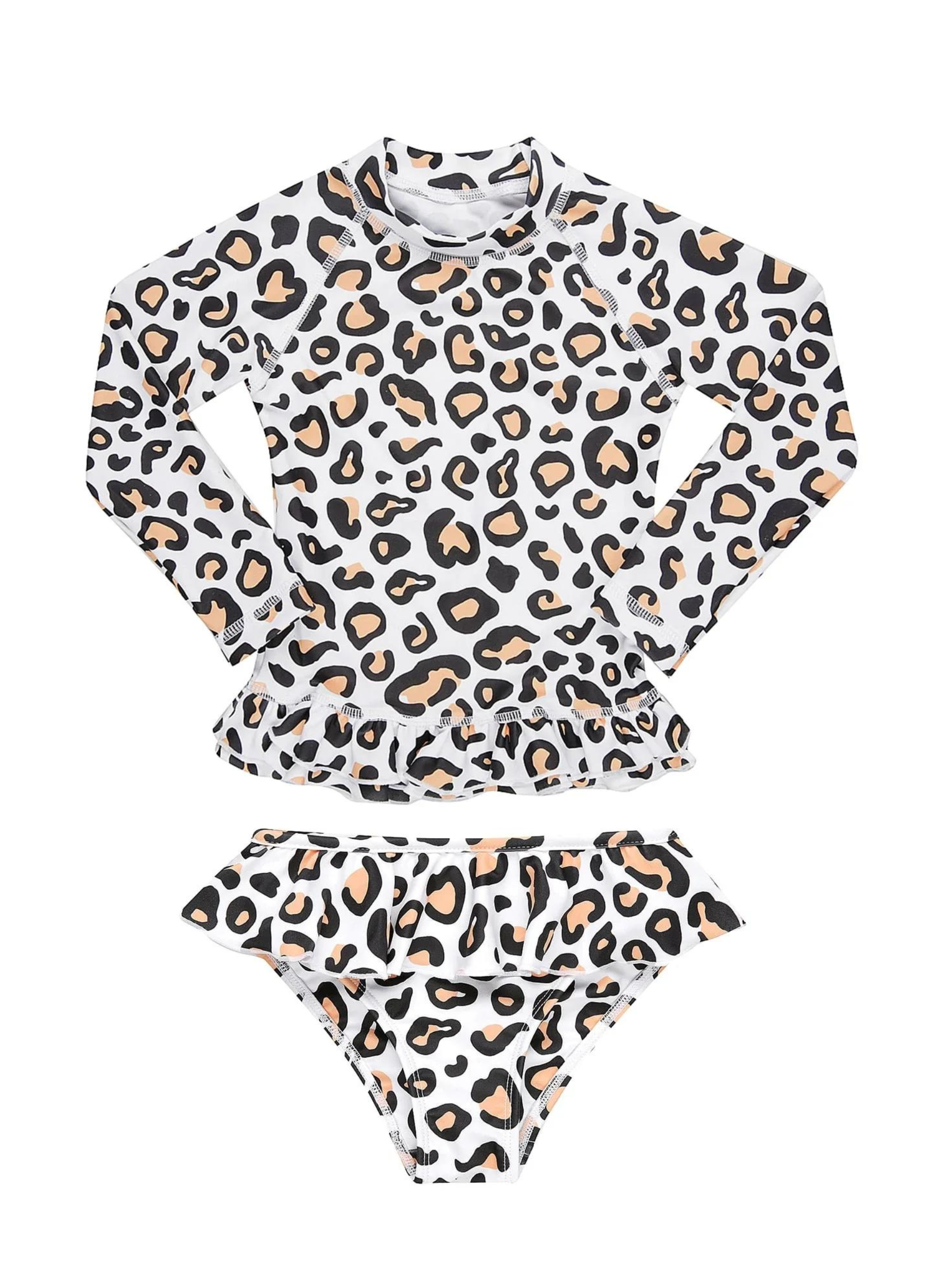 Mini Annie Rashie in safari animal print