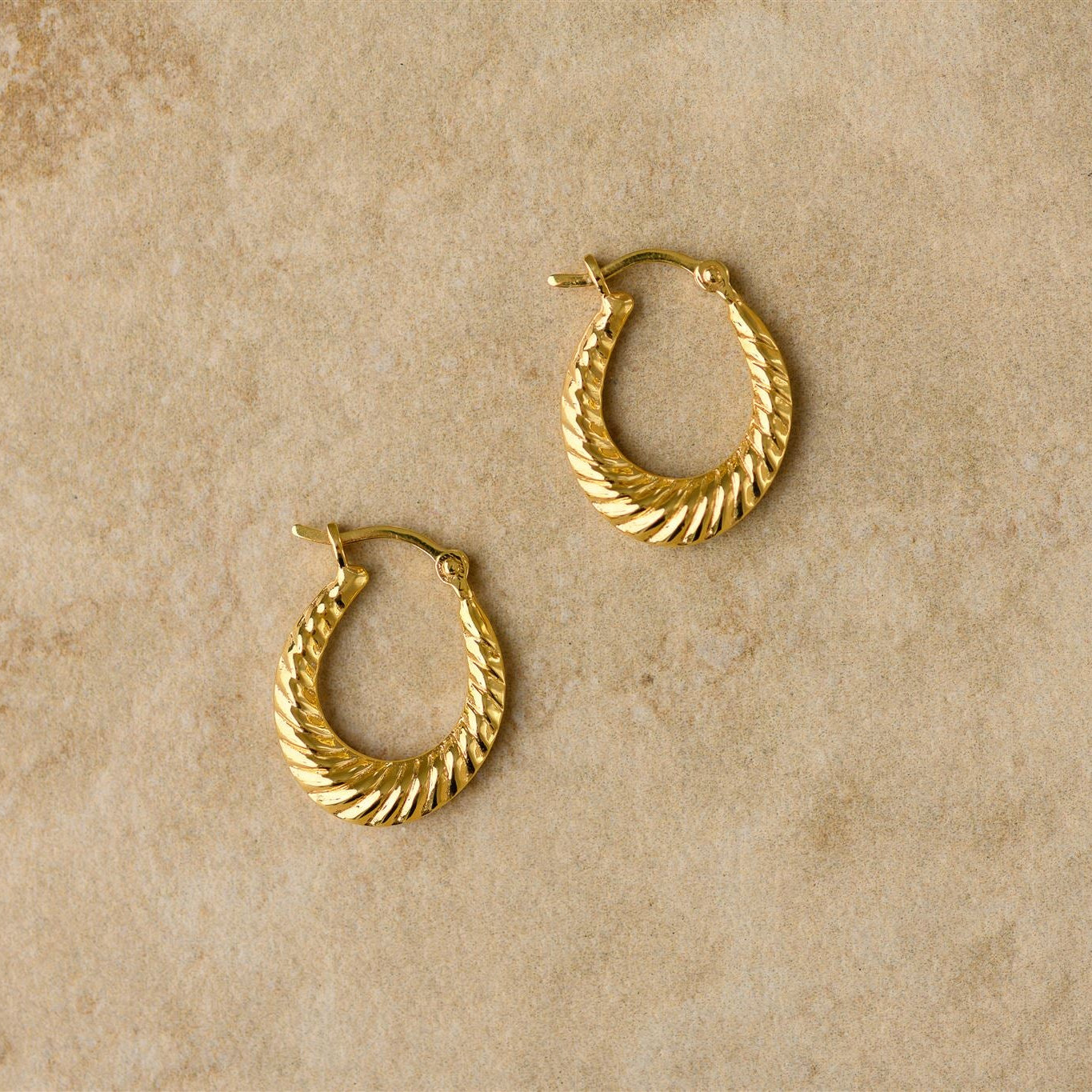 Indigo & Wolfe - Iris Earrings - 18kt Gold Plated Sterling Silver